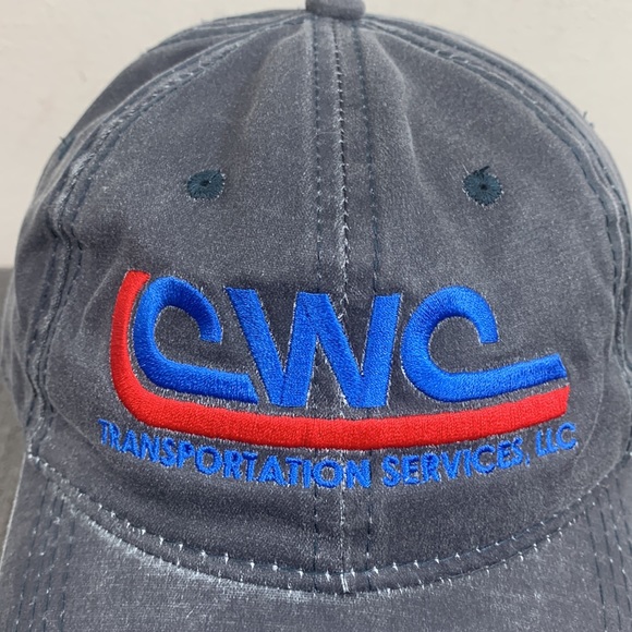 CWC Baseball Hat Mens OSFM Gray Blue Strapback Cap OC Platinum Series - Picture 3 of 14